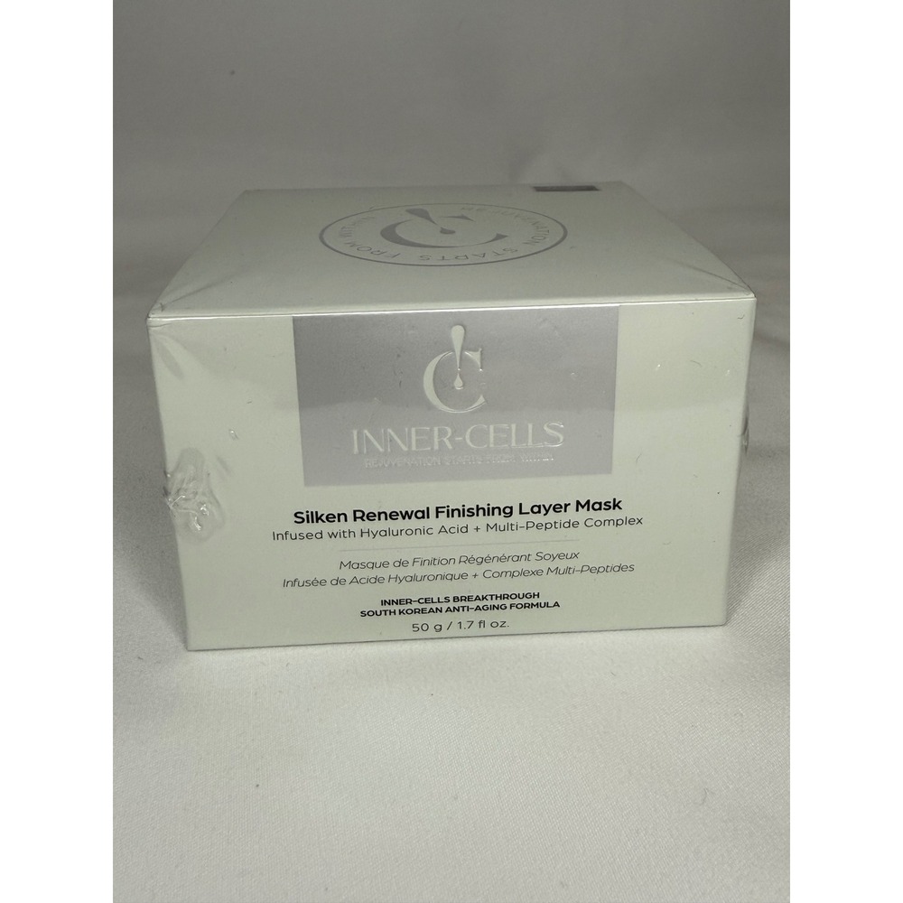 Inner-Cells Silken Renewal Finishing Layer Mask‎ Hyaluronic Acid Peptides New